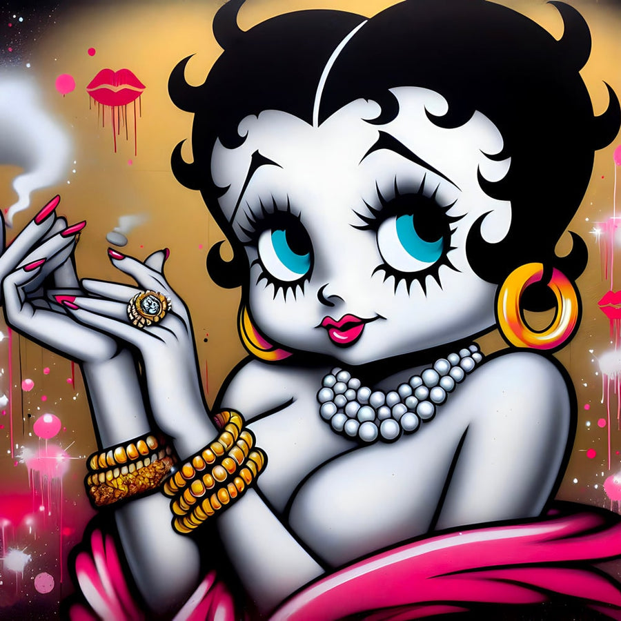 Tableau Pop Art Betty Boop - Décoration Murale Design