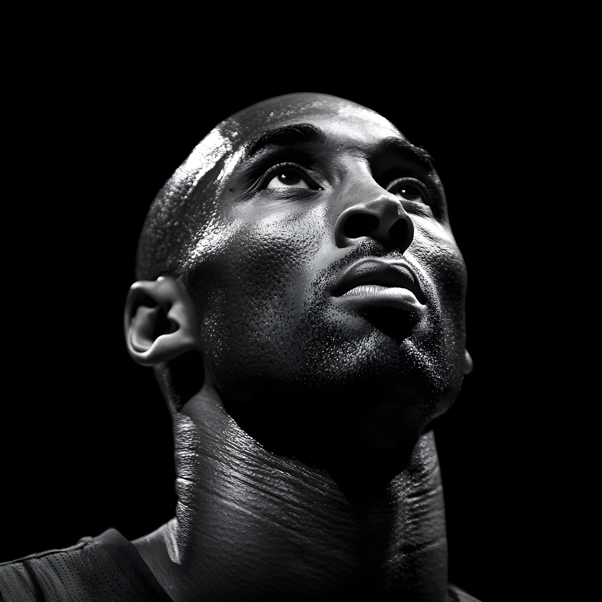 Tableau NBA Kobe Bryant Portrait – Décoration Murale Moderne - Fabulartz.fr