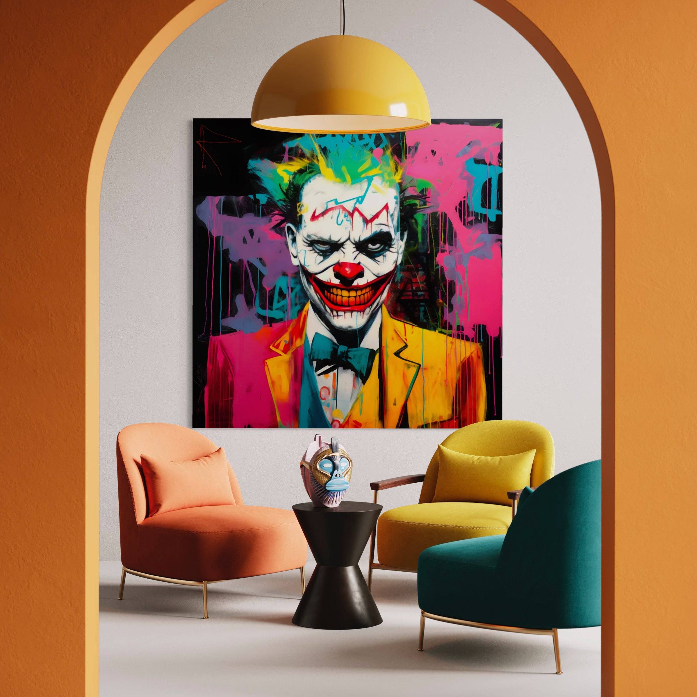 Brushstrokes of Expression - Tableau Pop Art Joker - Fabulartz.fr 