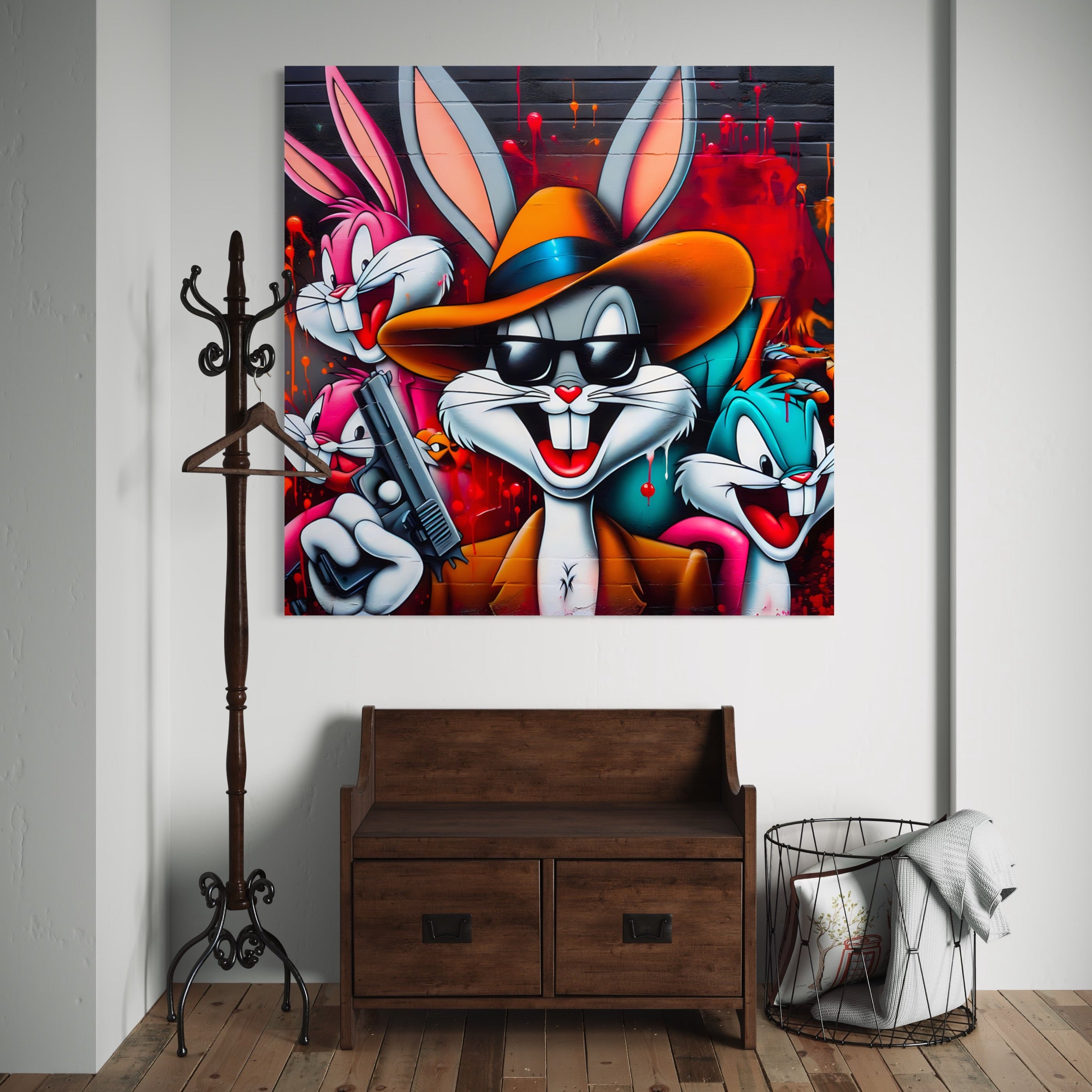 Bugs Bunny Party - Tableau Pop Art - Fabulartz.fr