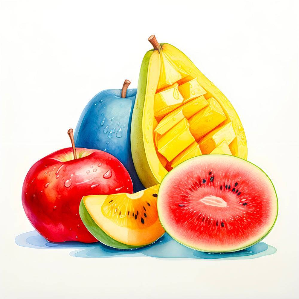 Cadre Déco Cuisine - Mélange Fruitier Juteux - Fabulartz.fr