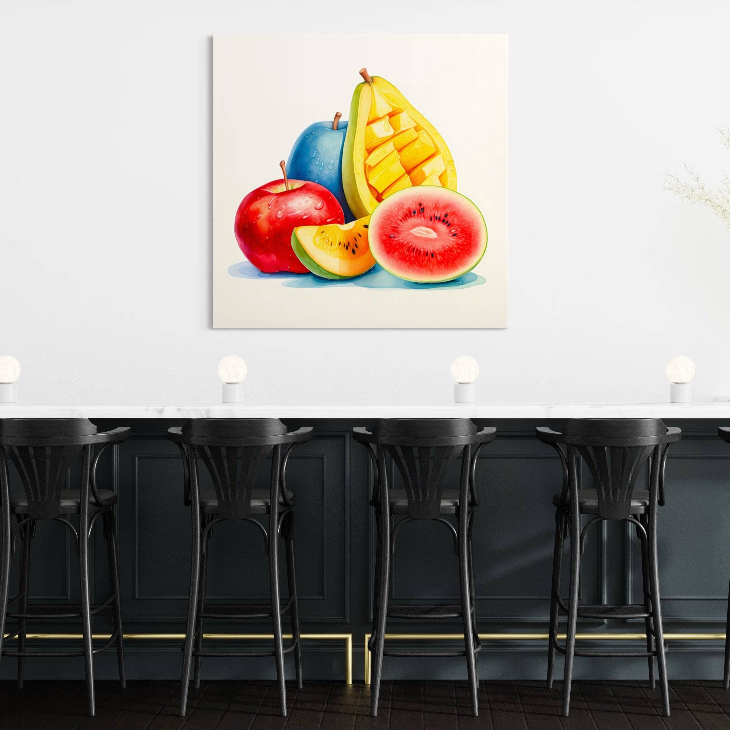 Cadre Déco Cuisine - Mélange Fruitier Juteux - Fabulartz.fr