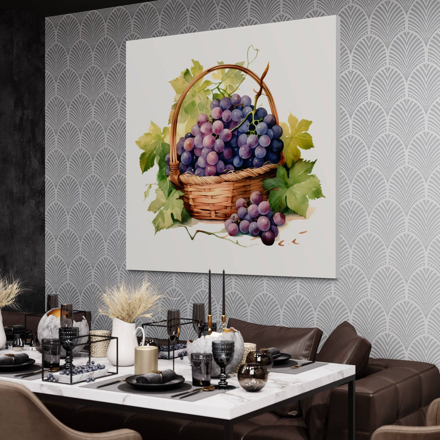 Tableau Cuisine "Vendange Artistique" - Décoration Murale Élégante