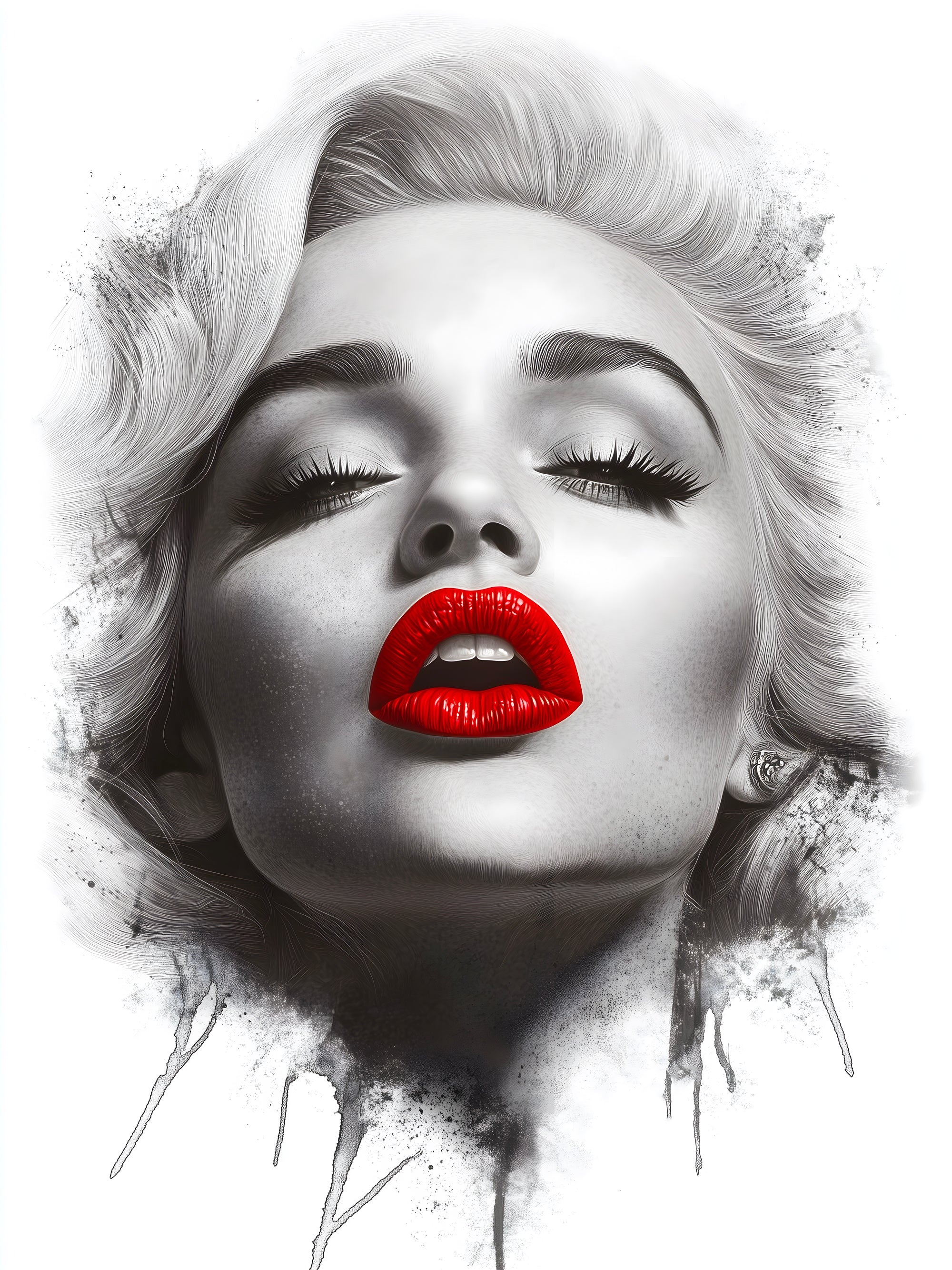 Tableau Marilyn Monroe - Cadre déco chic et glamour - Fabulartz.fr