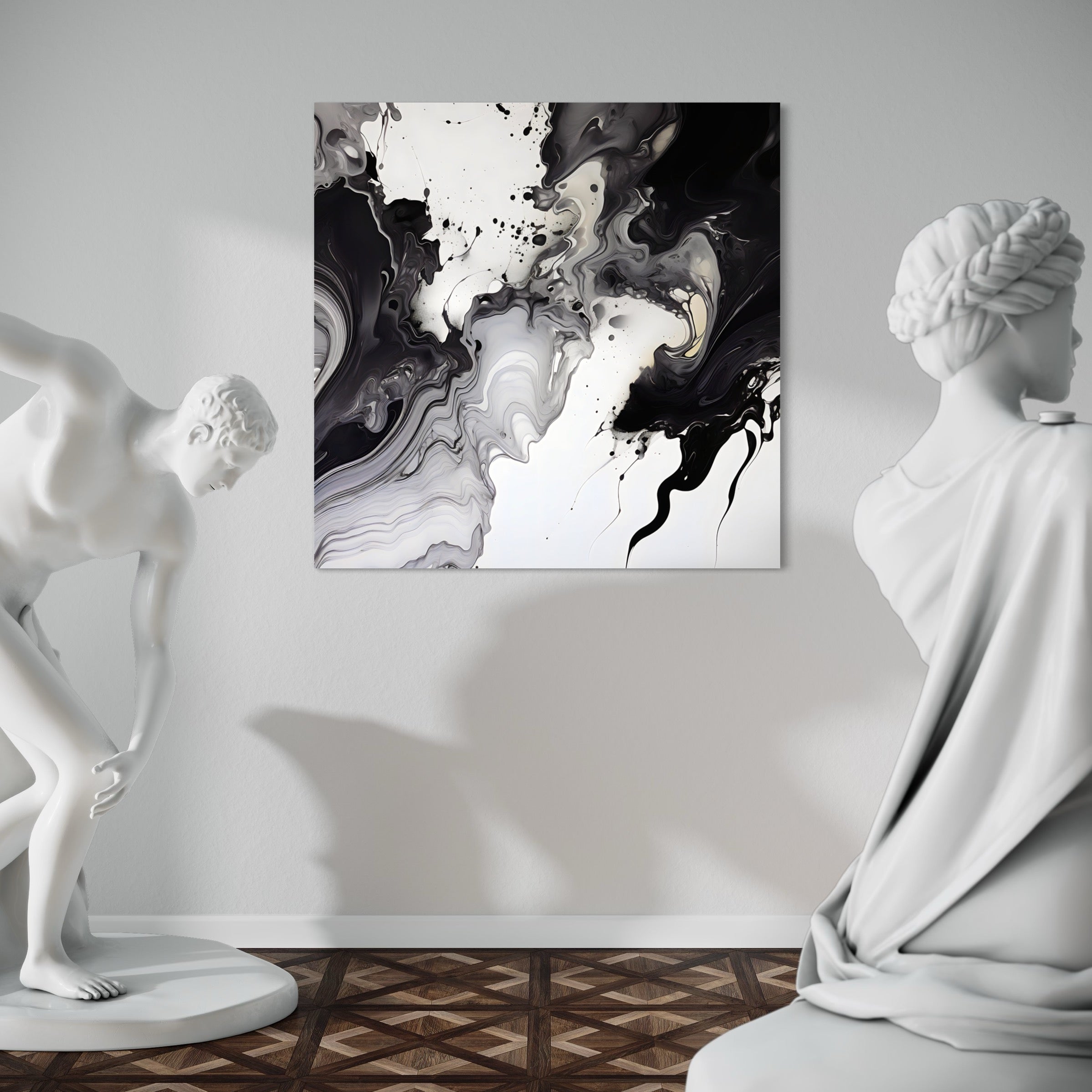 Danse des Marbrures - Tableau Abstrait - Fabulartz.fr