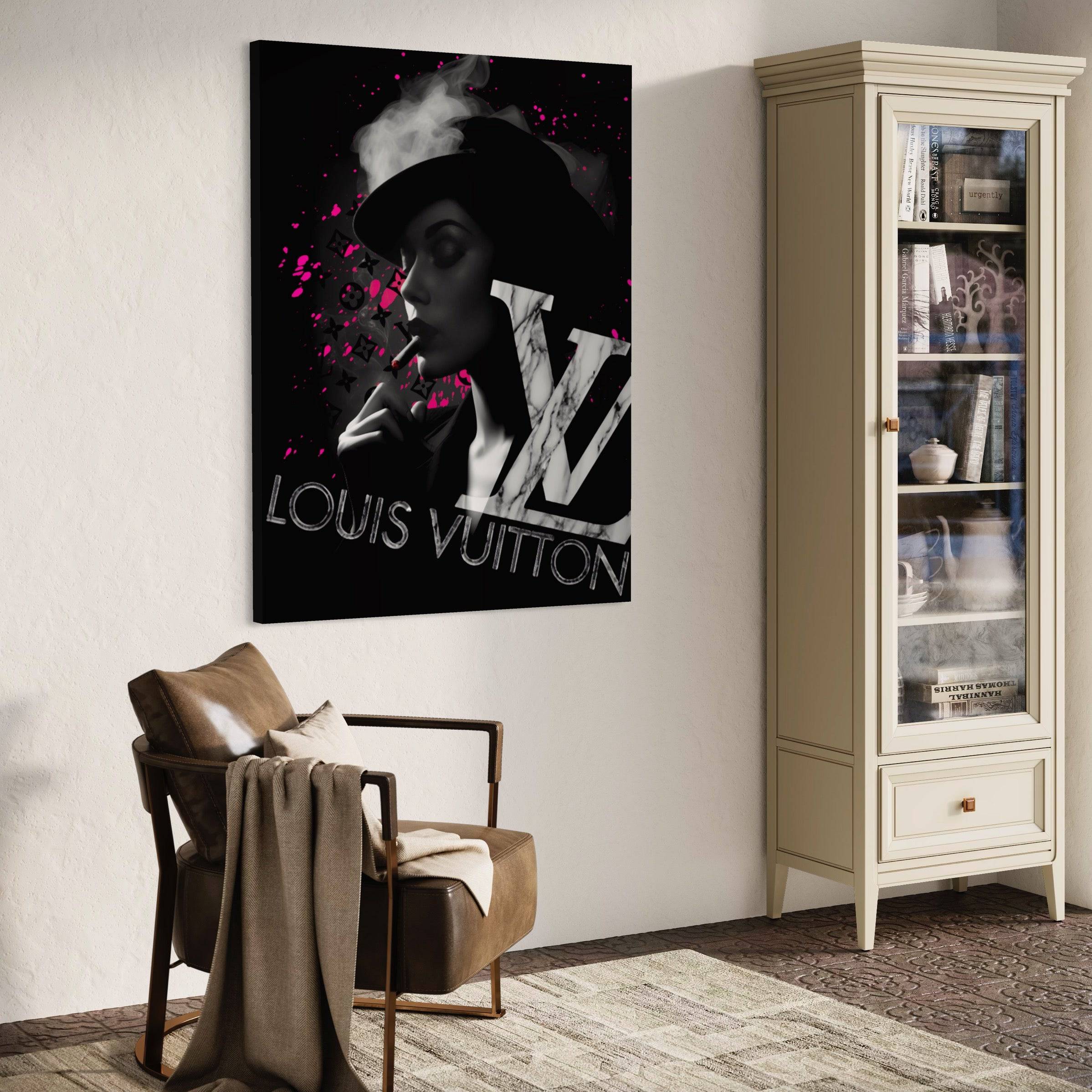 Dark Glamour Chronicles - Tableau Luxe Louis Vuitton - Fabulartz.fr 