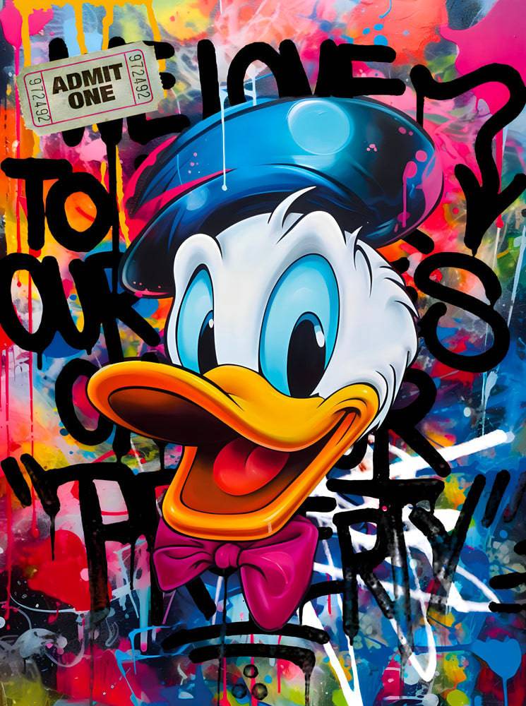 Donald - Tableau Pop Art - Fabulartz.fr 