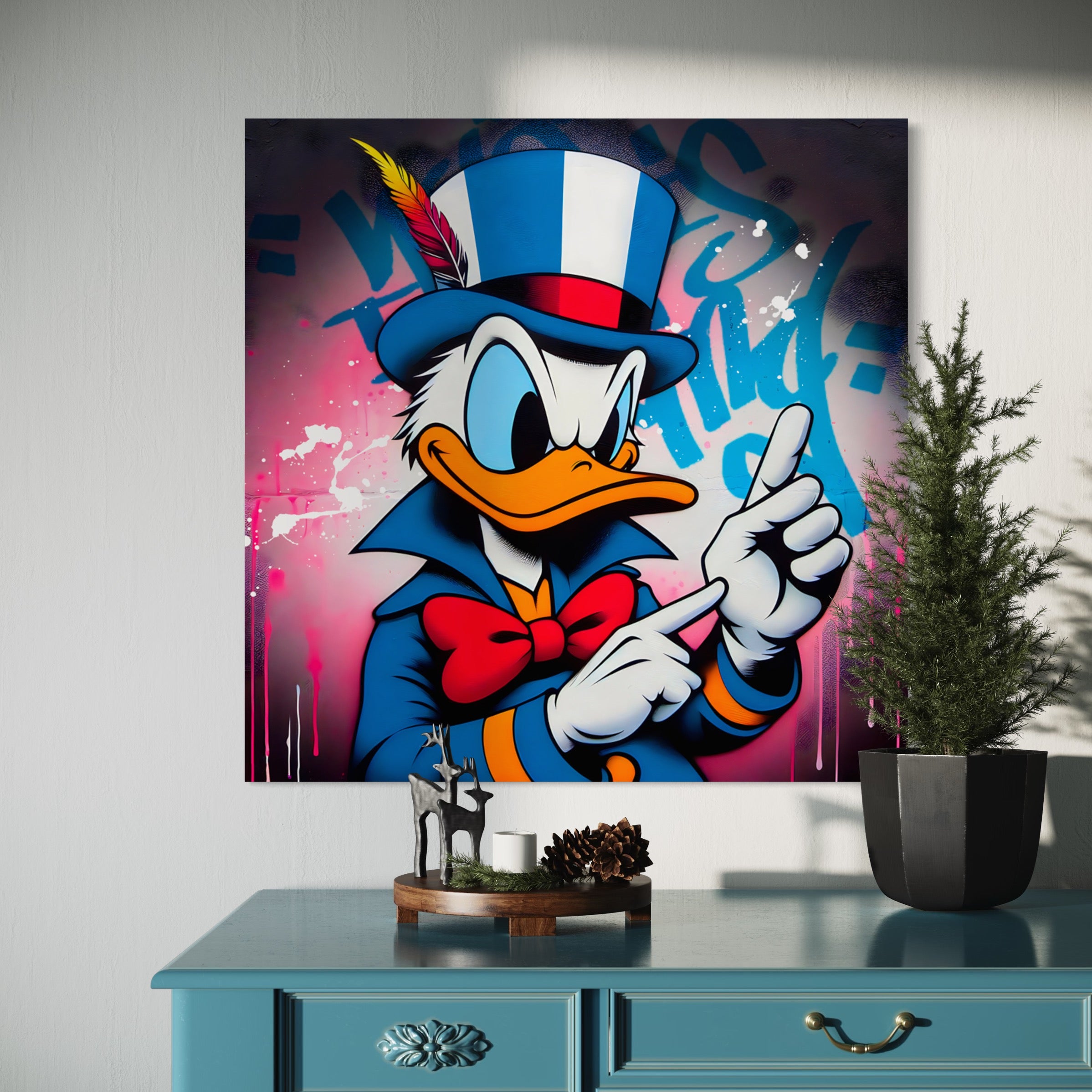 Donald Thinks - Tableau Pop Art - Fabulartz.fr