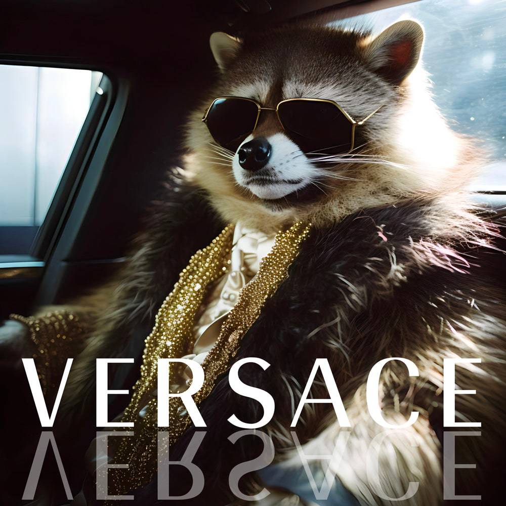 Drive of the Wild - Tableau Luxe Versace - Fabulartz.fr 