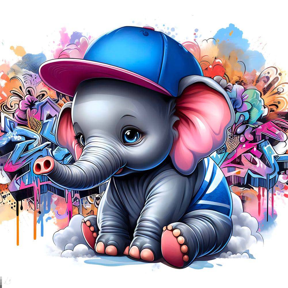 Dumbo - Tableau Enfant - Fabulartz.fr 