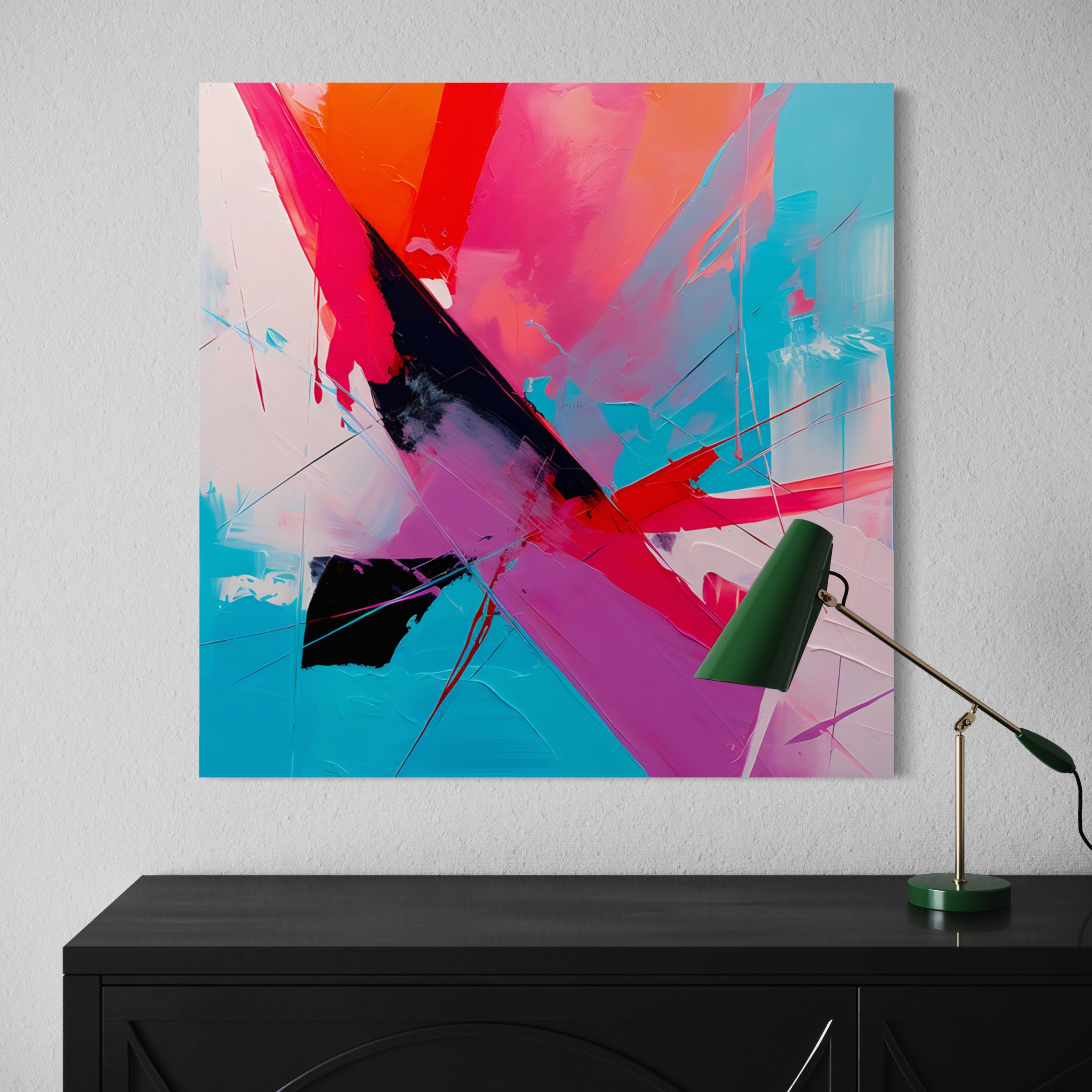 Éclat chromatique - Tableau Abstrait - Fabulartz.fr