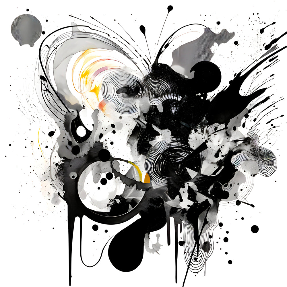 Éclats et Ombres - Tableau Abstrait - Fabulartz.fr