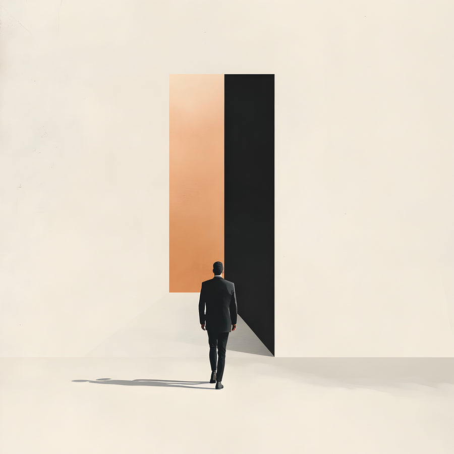 Tableau Abstrait - Passage vers l'Inconnu
