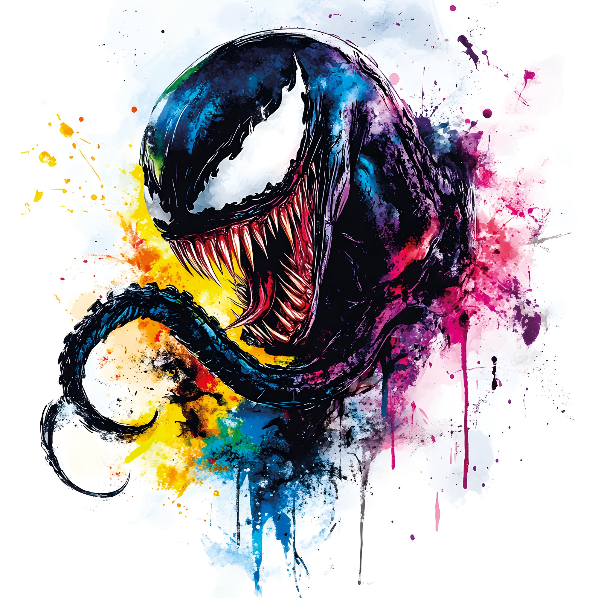 Tableau Venom Coloré - Décoration Murale Design - Fabulartz.fr