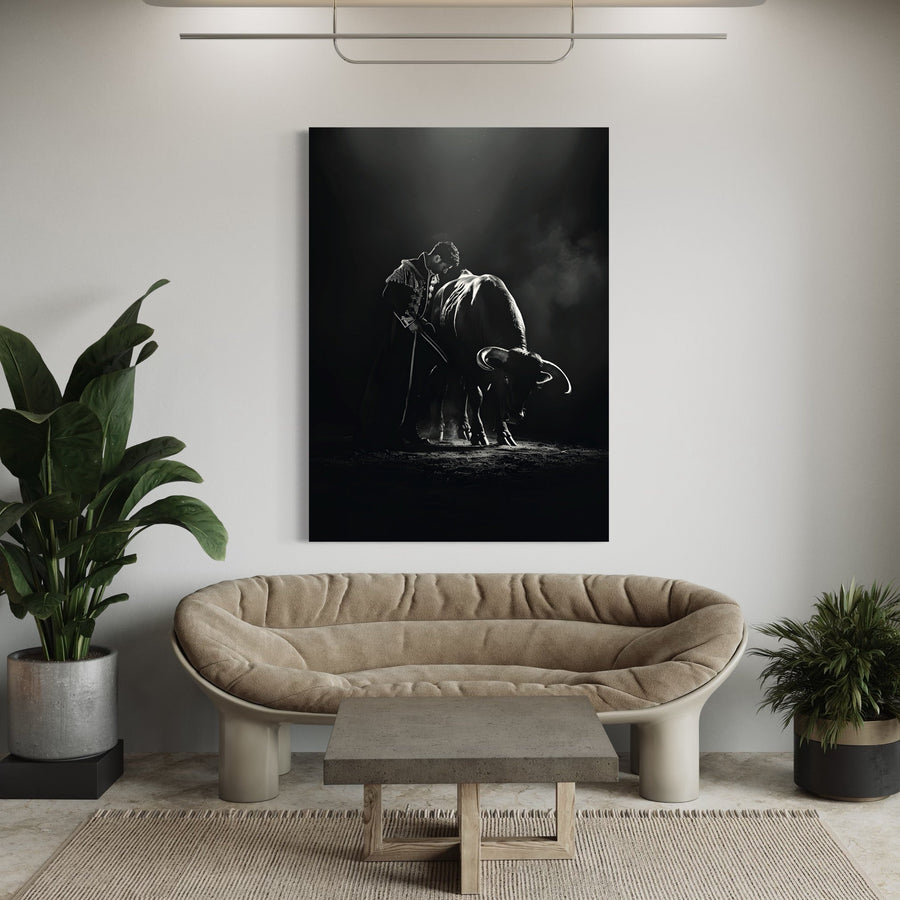 Pittura Spagna Matador in luce - Cadre Déco Moderne