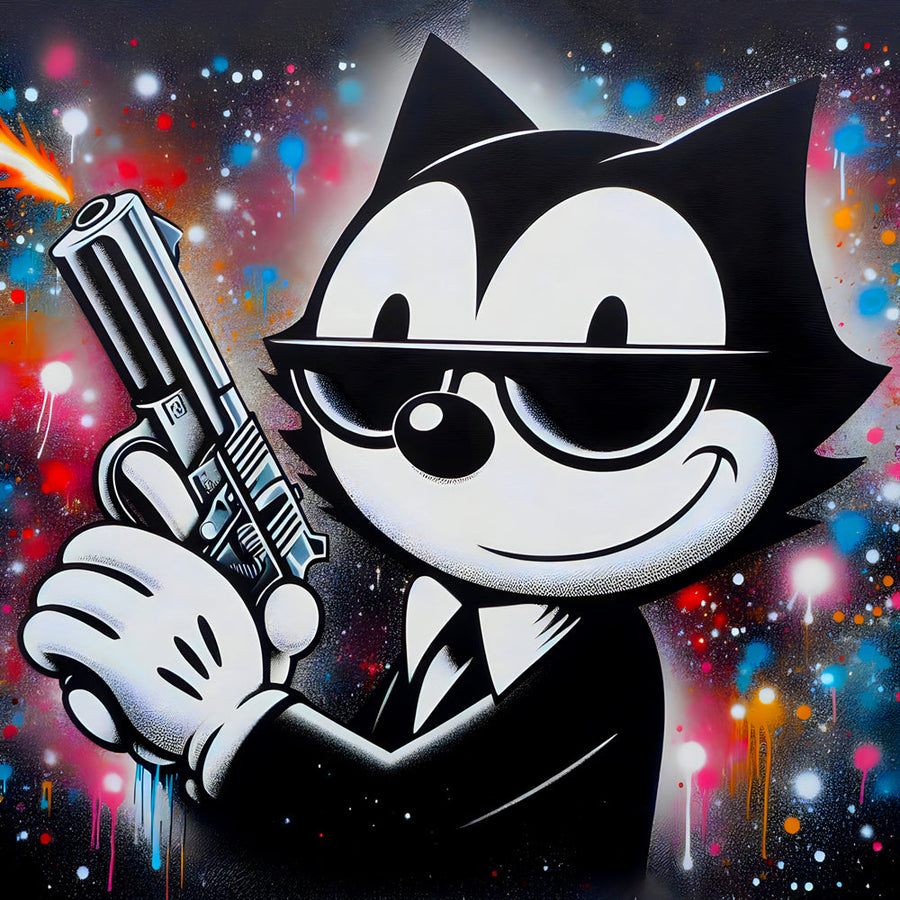 Pop Art Felix the Cat - Design wall decor