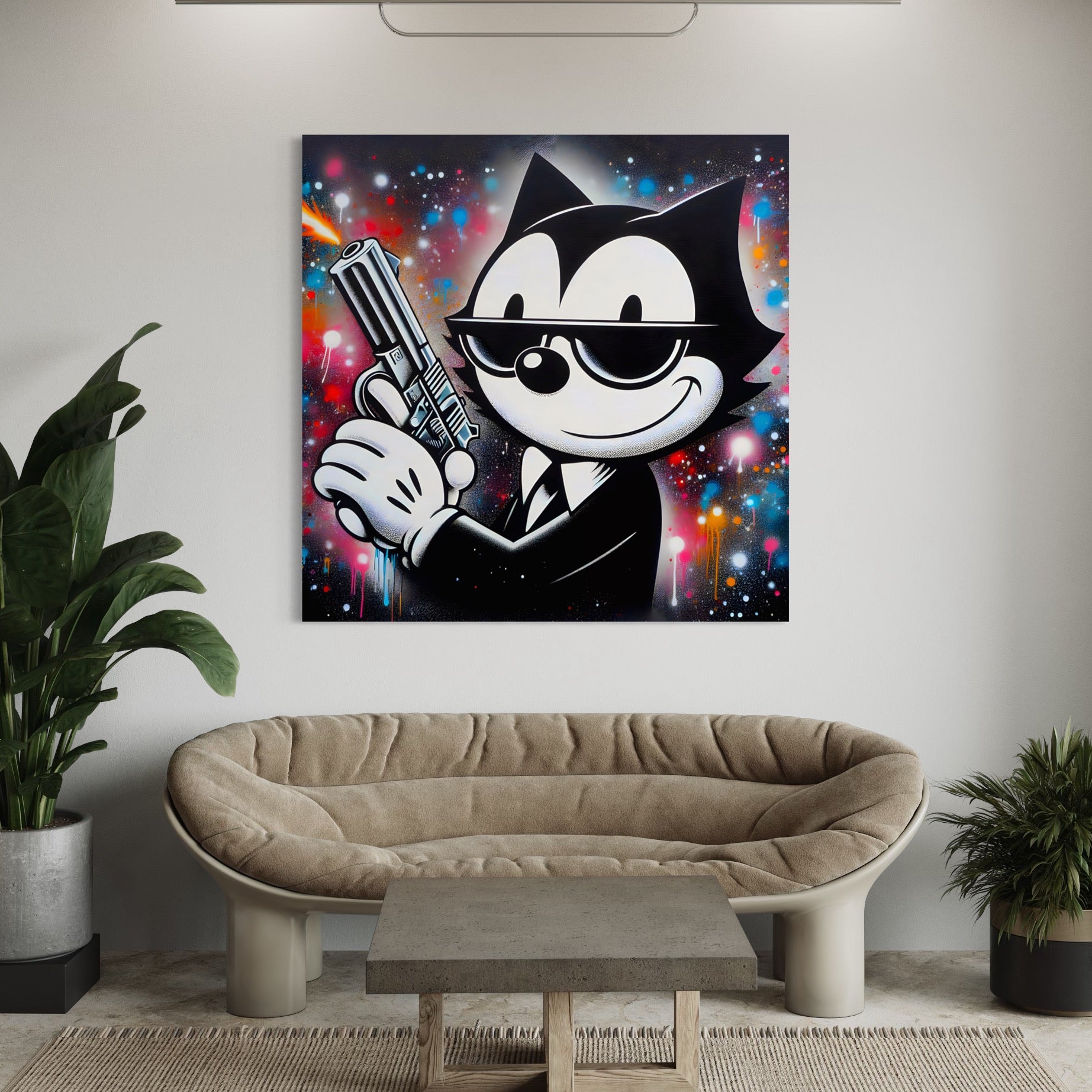 Felix le Chat - Tableau Pop Art - Fabulartz.fr