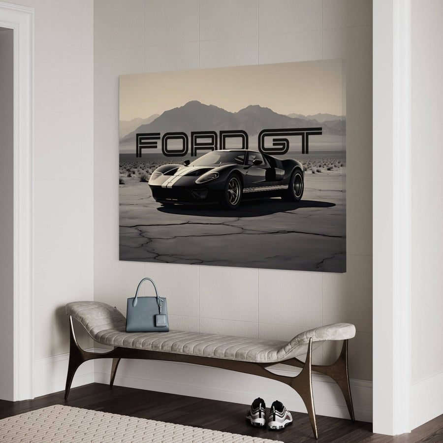Pop Art painting Ford GT car - Design wall decor