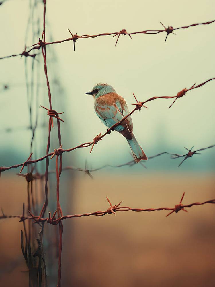 Freedom in Contrasts - Tableau d'un Oiseau - Fabulartz.fr