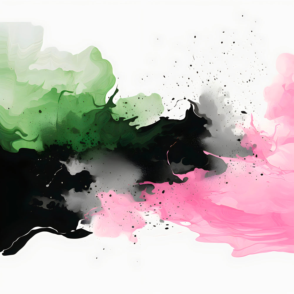 Fusion Printanière - Tableau Abstrait - Fabulartz.fr