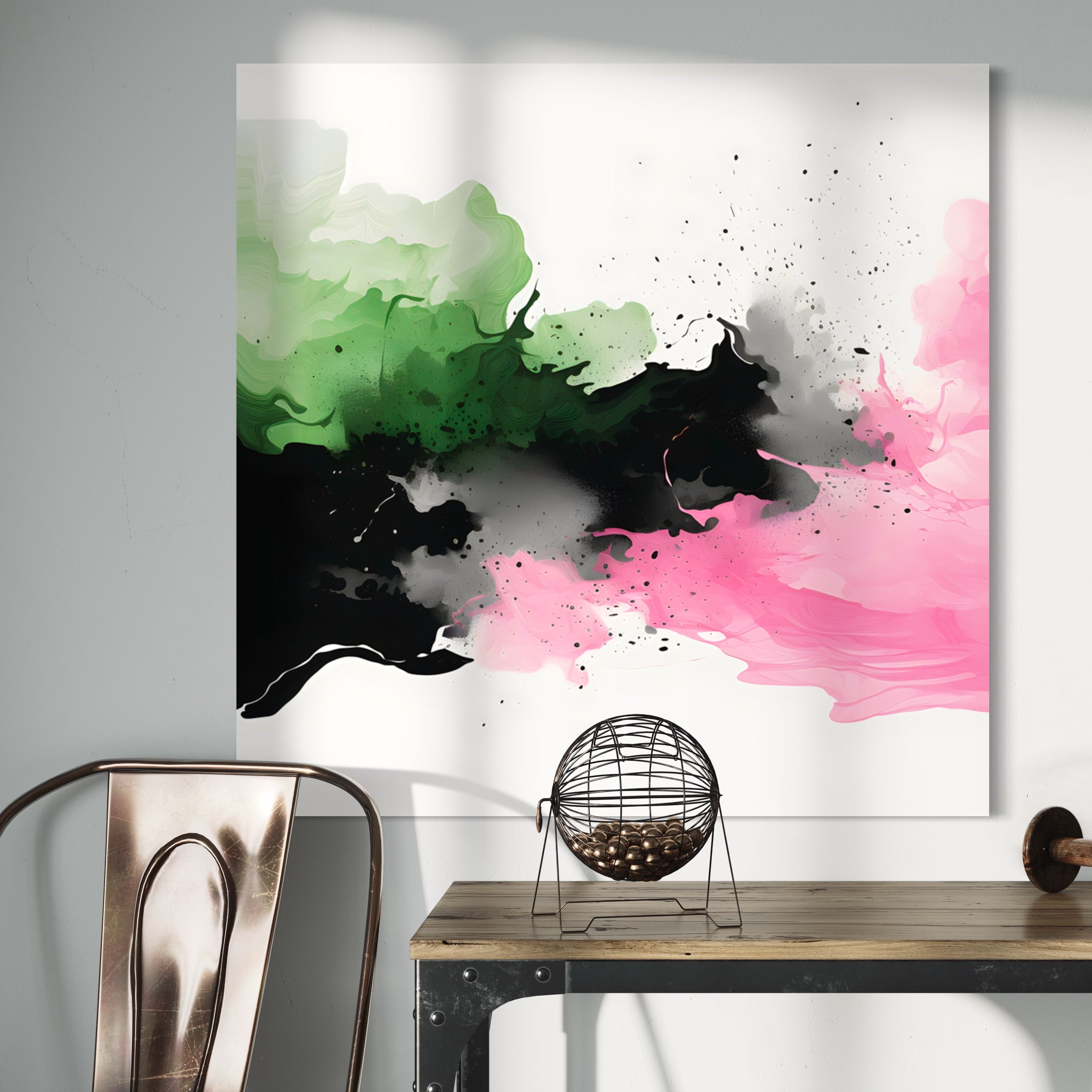 Fusion Printanière - Tableau Abstrait - Fabulartz.fr