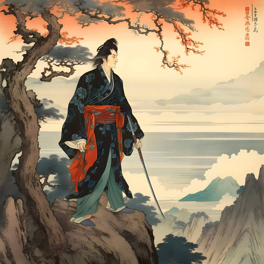 Garde du Crépuscule - Tableau Japonais - Fabulartz.fr