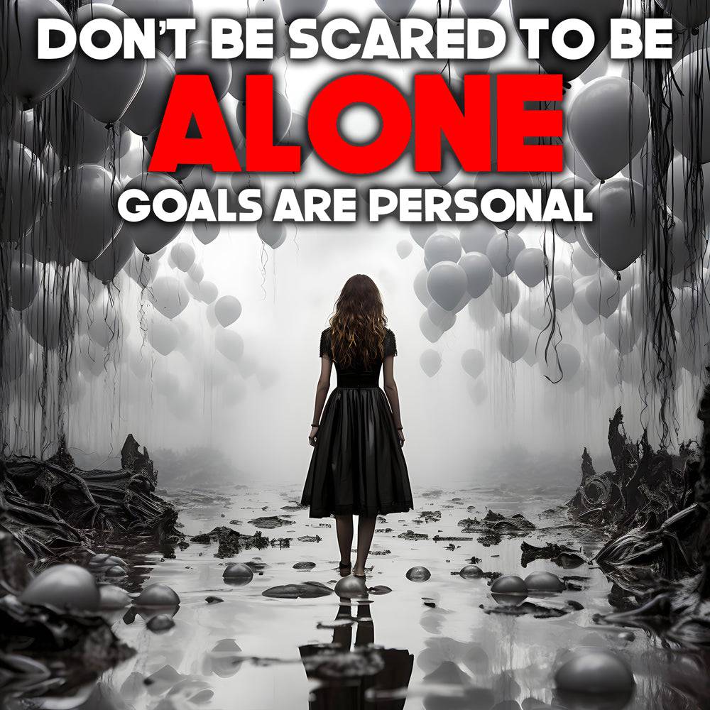 Goals are Personal | Tableau Femme Motivation - Fabulartz.fr