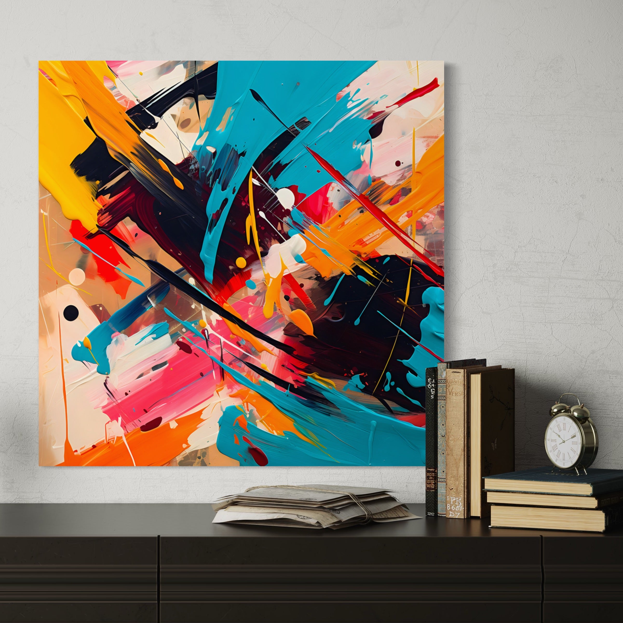 Harmonie de Couleurs - Tableau Abstrait - Fabulartz.fr