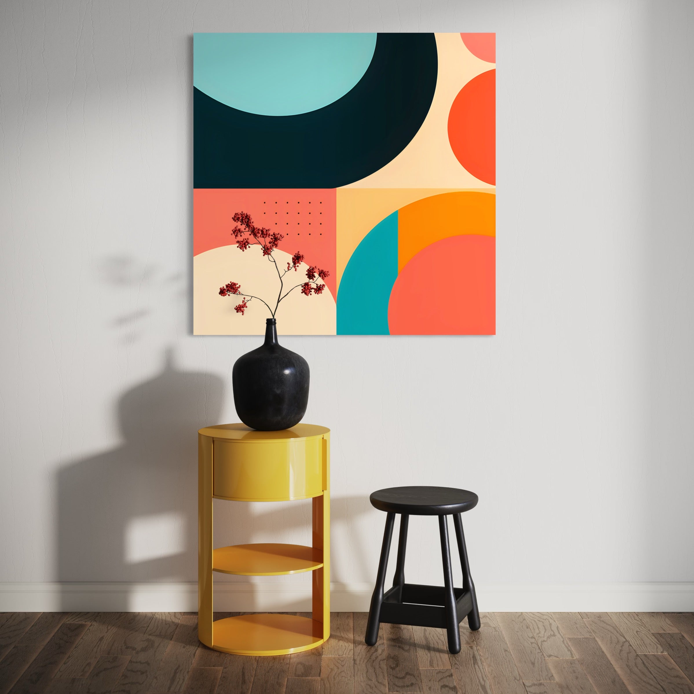 Harmonie des Formes - Tableau Abstrait - Fabulartz.fr