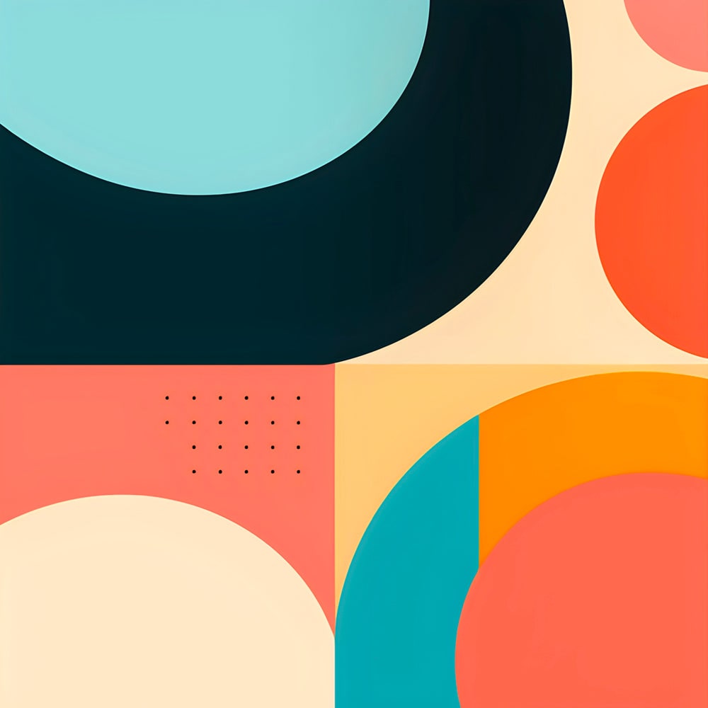 Harmonie des Formes - Tableau Abstrait - Fabulartz.fr