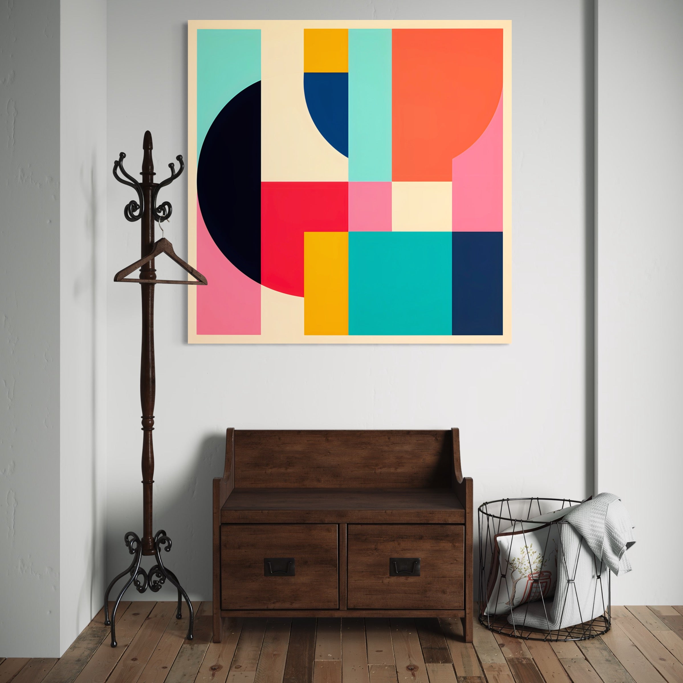 Harmonie Géométrique - Tableau Abstrait - Fabulartz.fr