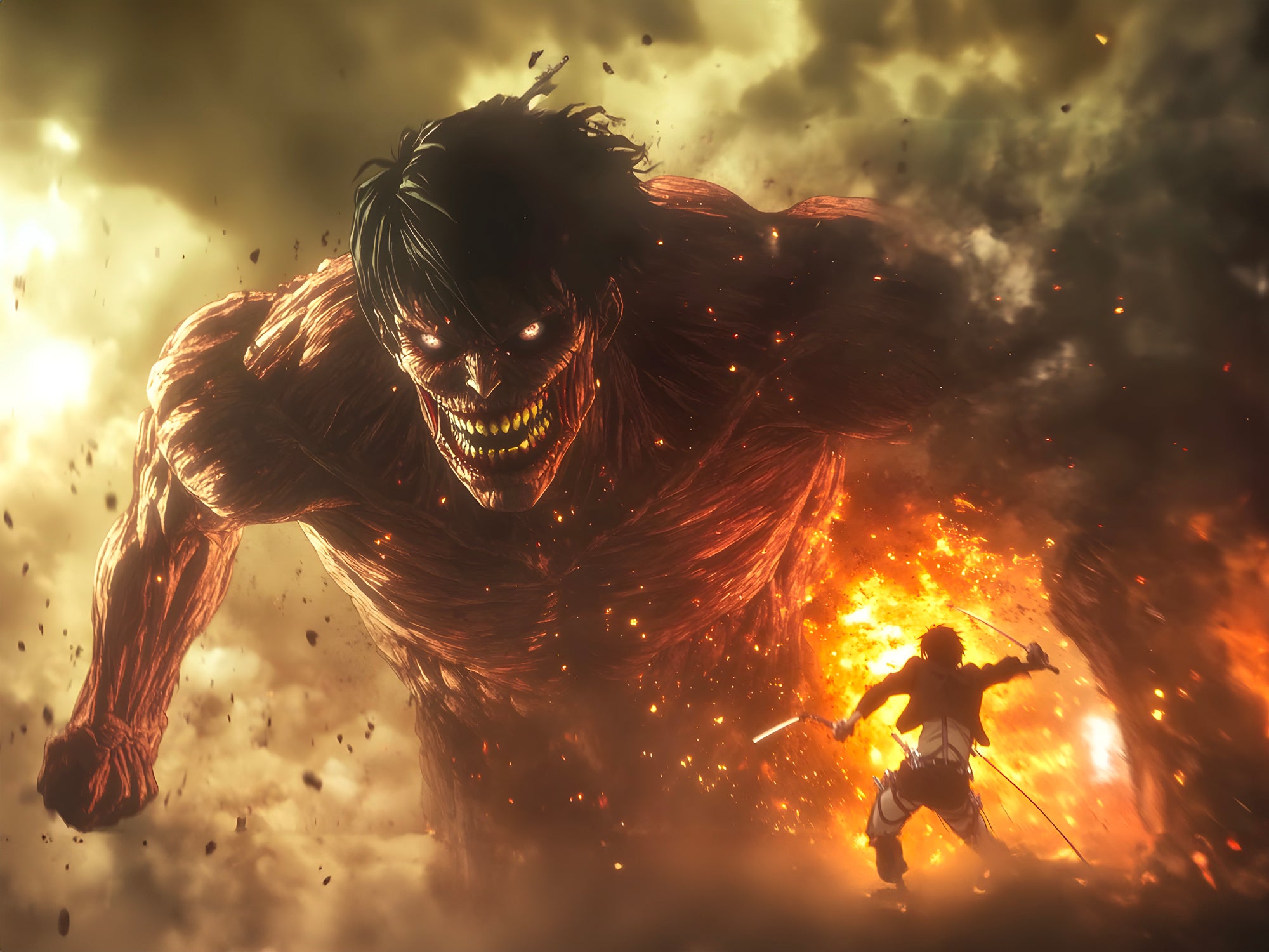 Tableau Attaque Des Titans The Combat - Déco Murale Design - Fabulartz.fr