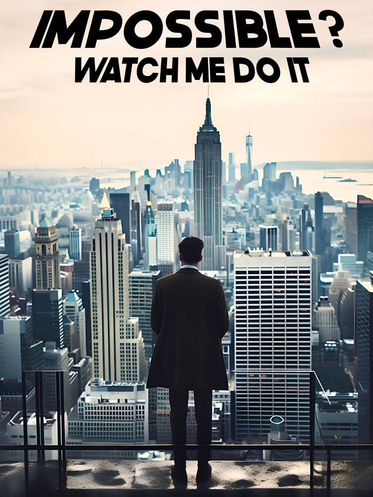 Impossible Watch Me Do It | Tableau Motivation Building - Fabulartz.fr