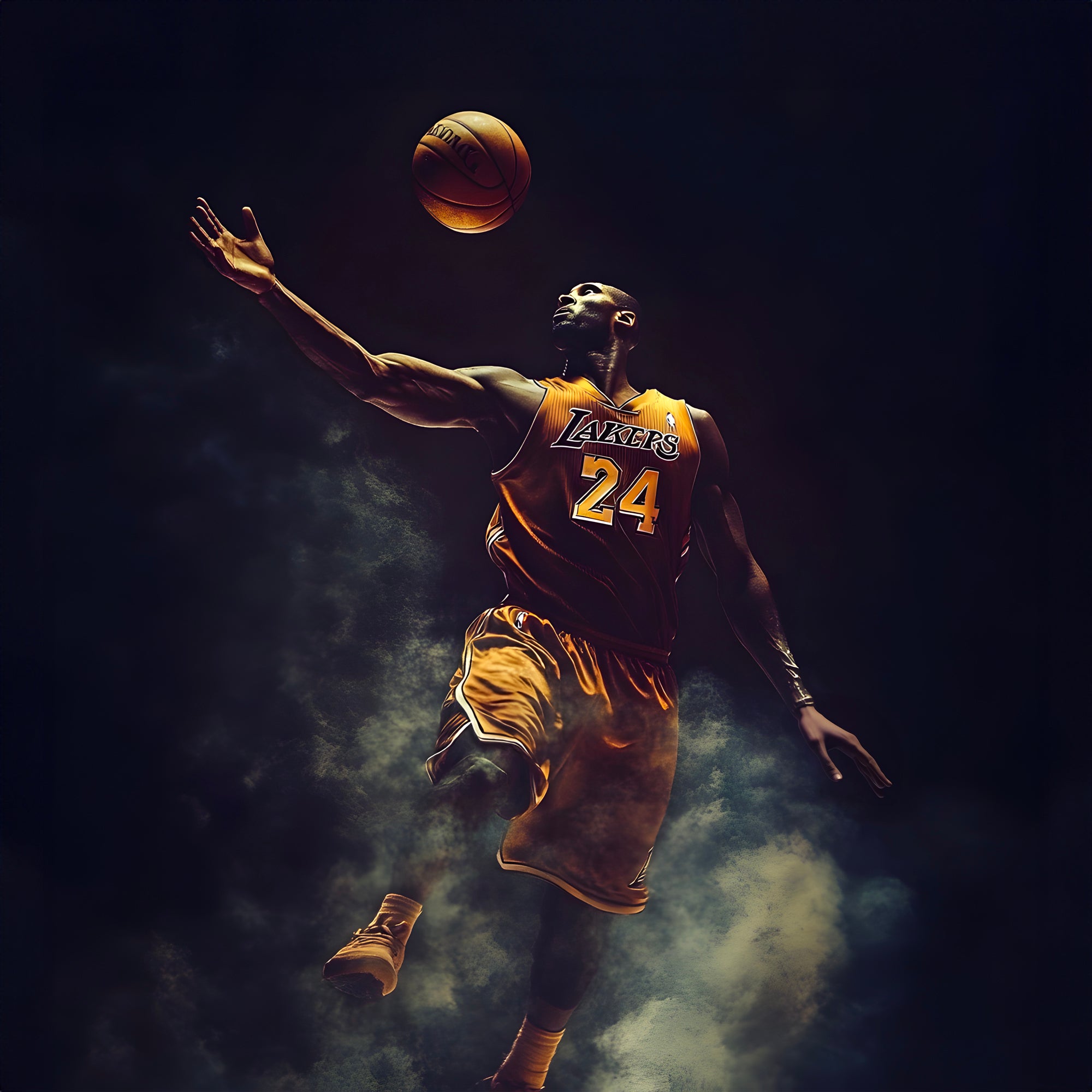 Tableau NBA Kobe Bryant Lakers – Déco Murale Design - Fabulartz.fr