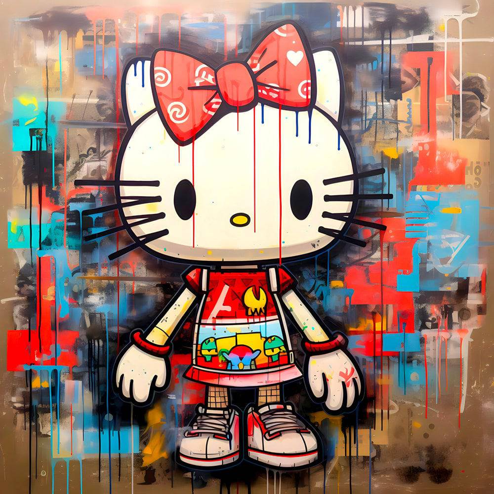 Kitty Fantasia - Tableau Hello Kitty - Fabulartz.fr