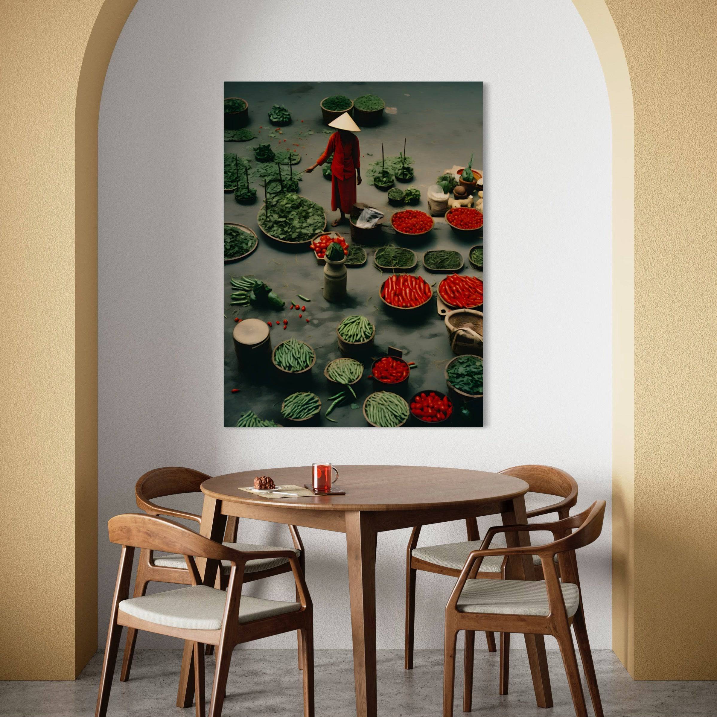 Le Maître du Marché - Tableau Photographie - Fabulartz.fr