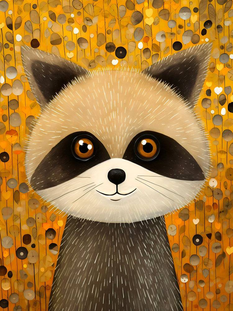 Le Raton Rêveur et la Forêt d'Or - Tableau Enfant - Fabulartz.fr