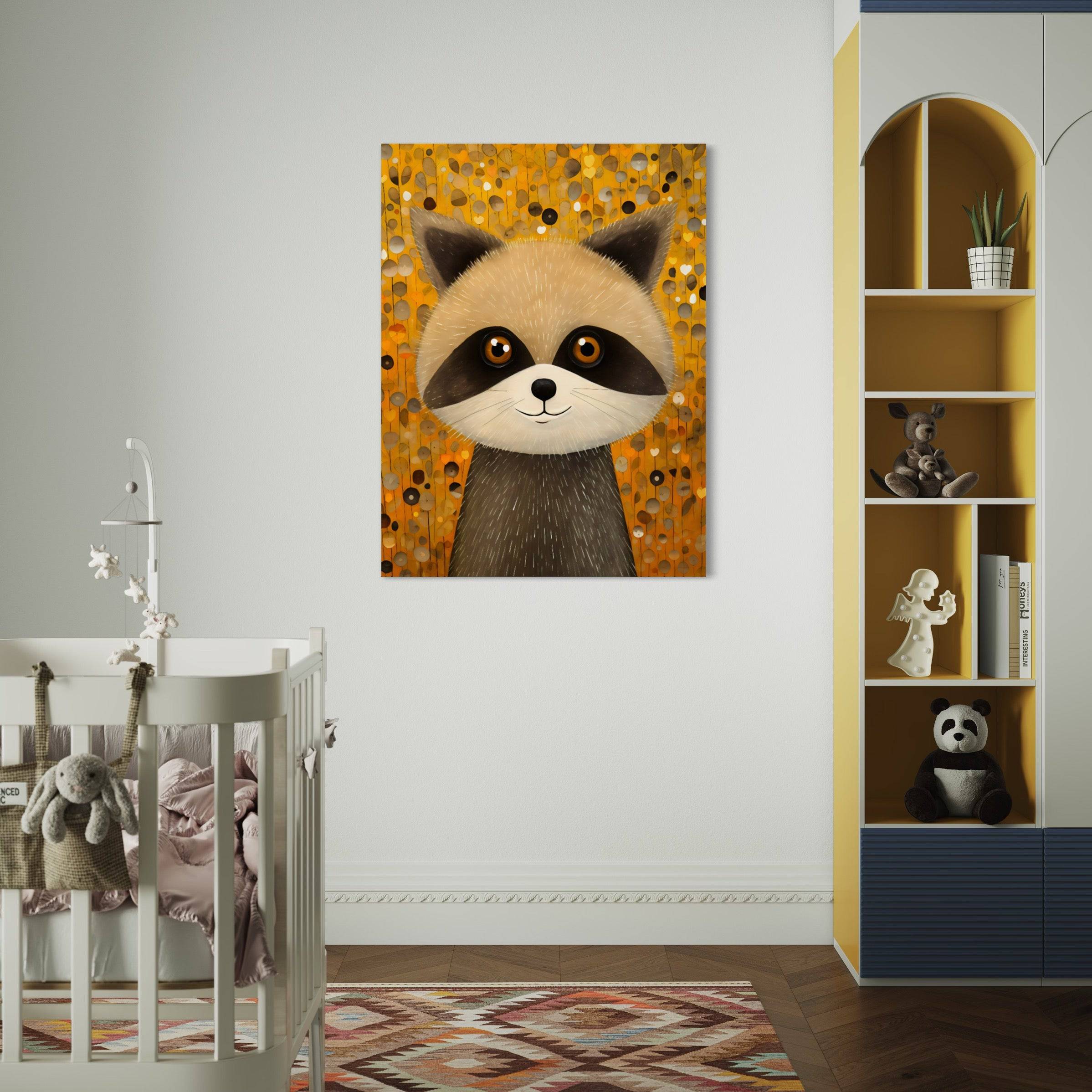Le Raton Rêveur et la Forêt d'Or - Tableau Enfant - Fabulartz.fr