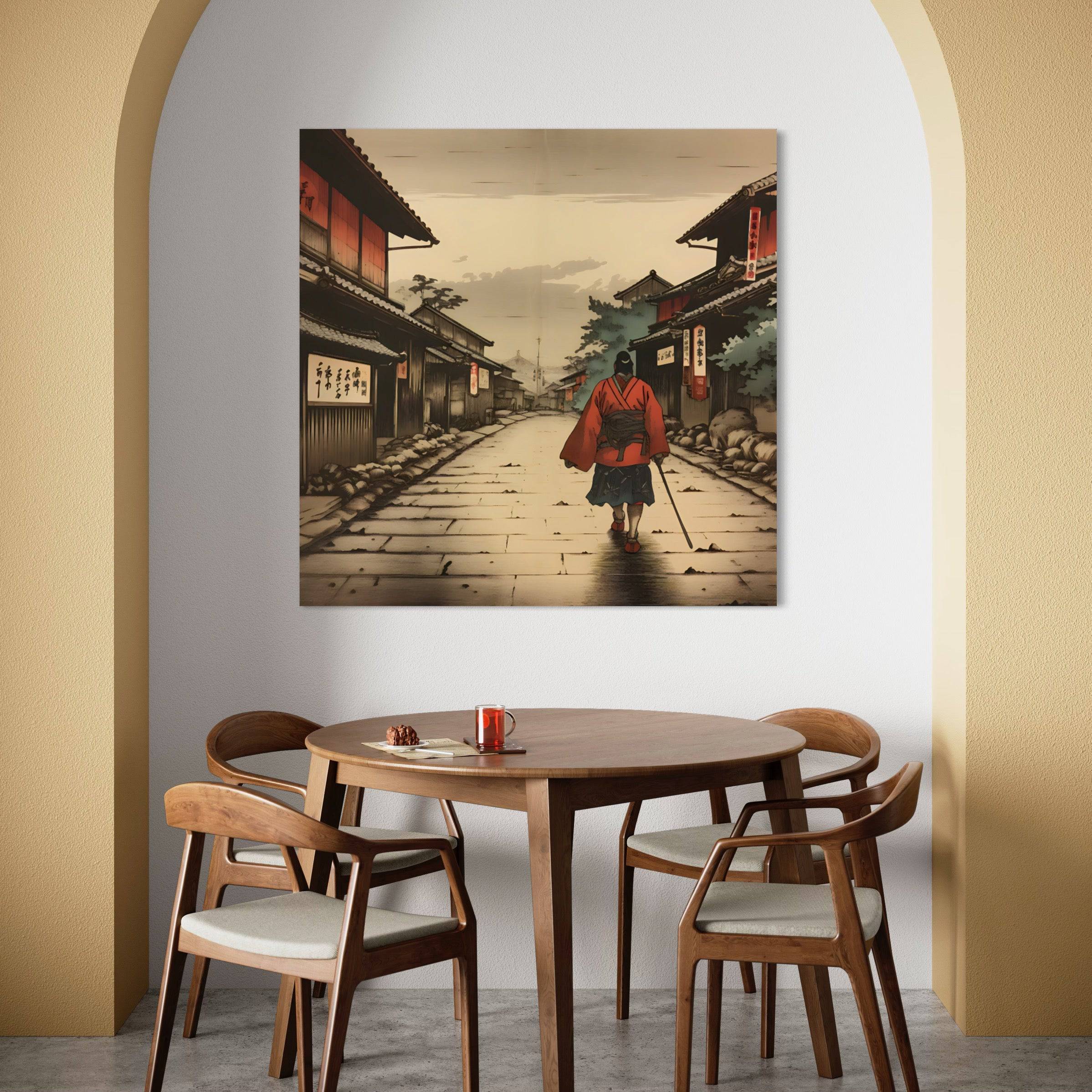 Le Ronin Solitaire - Tableau Japonais - Fabulartz.fr