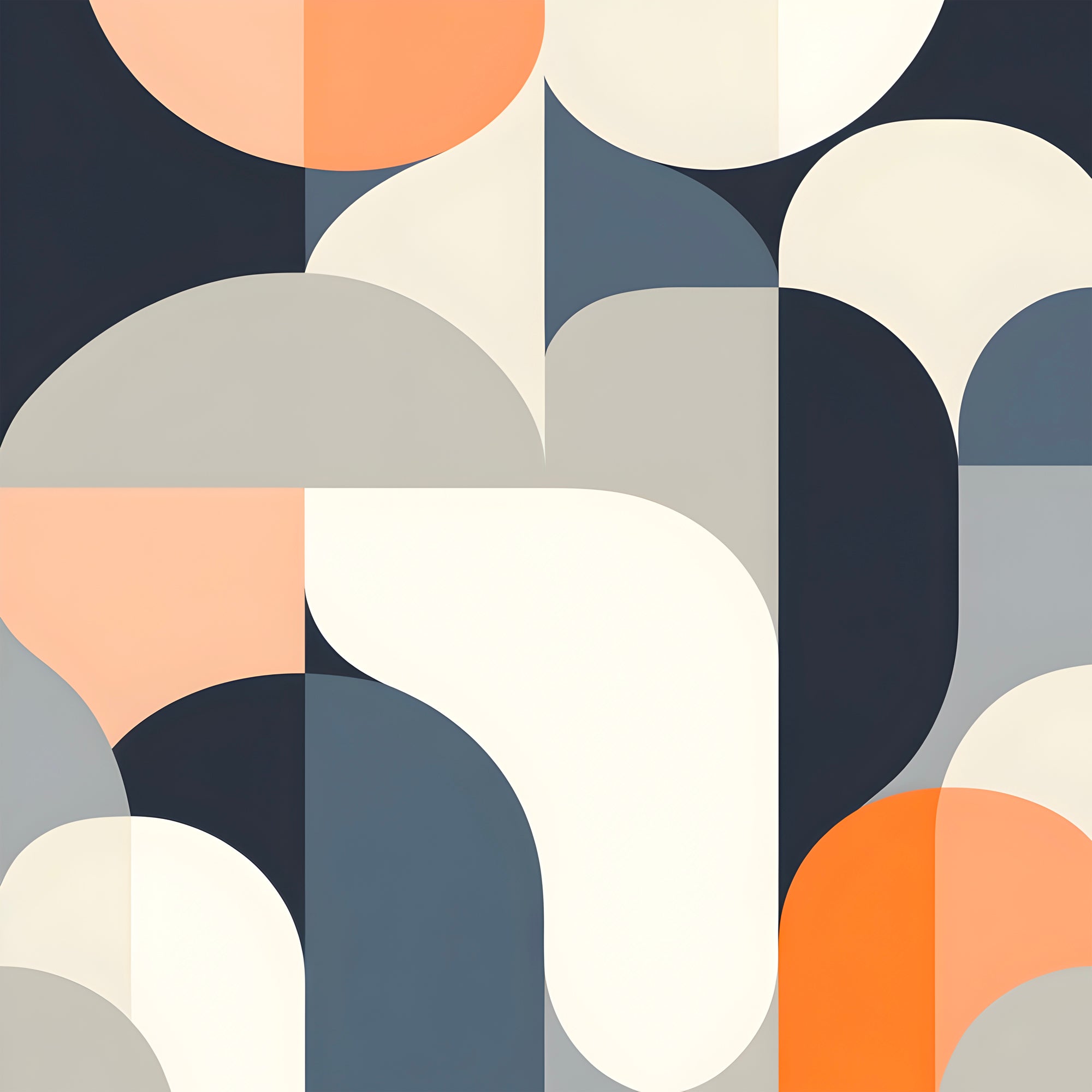 Tableau Abstrait - Harmonie Géométrique