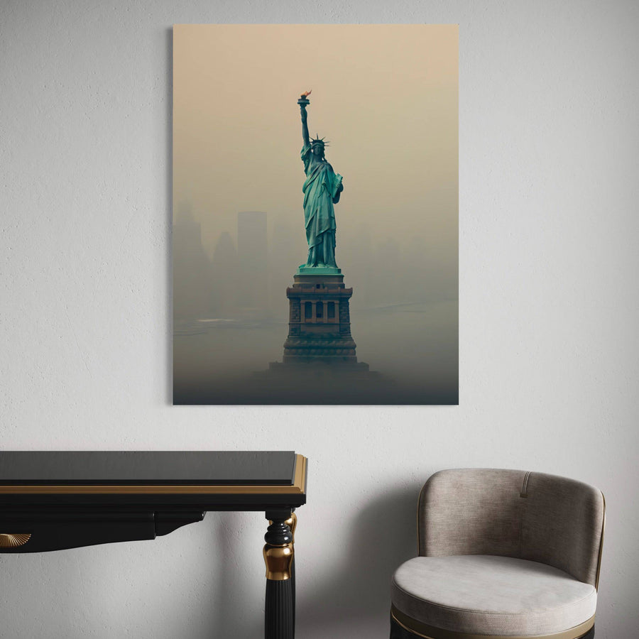 Painting Photography Liberty Enlightening the World - Wall Decoration