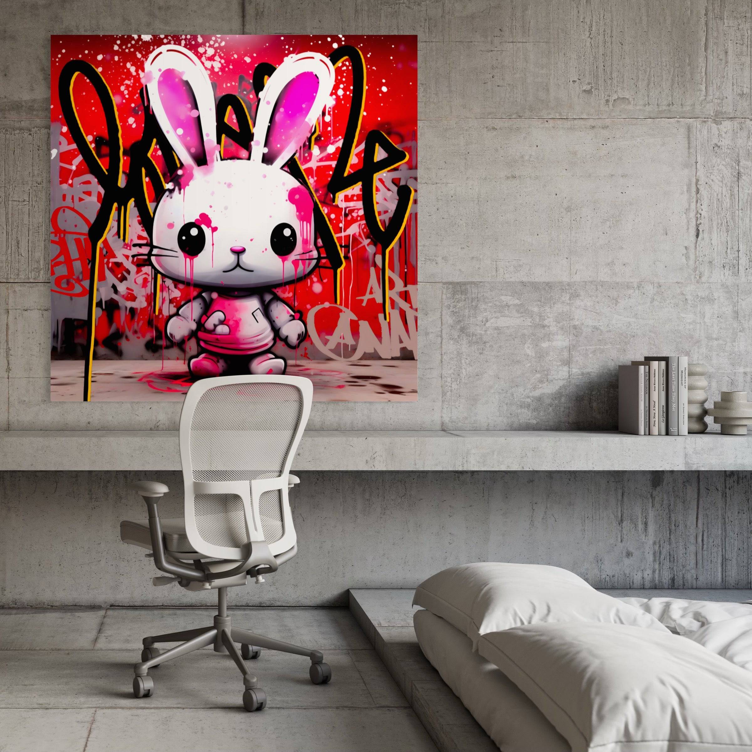 Little Rabbit - Tableau Pop Art - Fabulartz.fr 