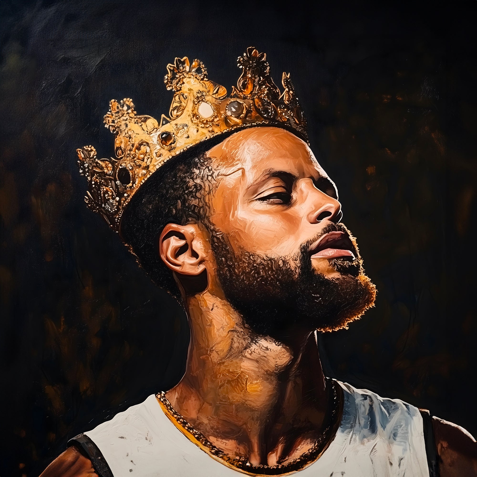 Tableau NBA LeBron James Roi – Décoration Murale Design - Fabulartz.fr