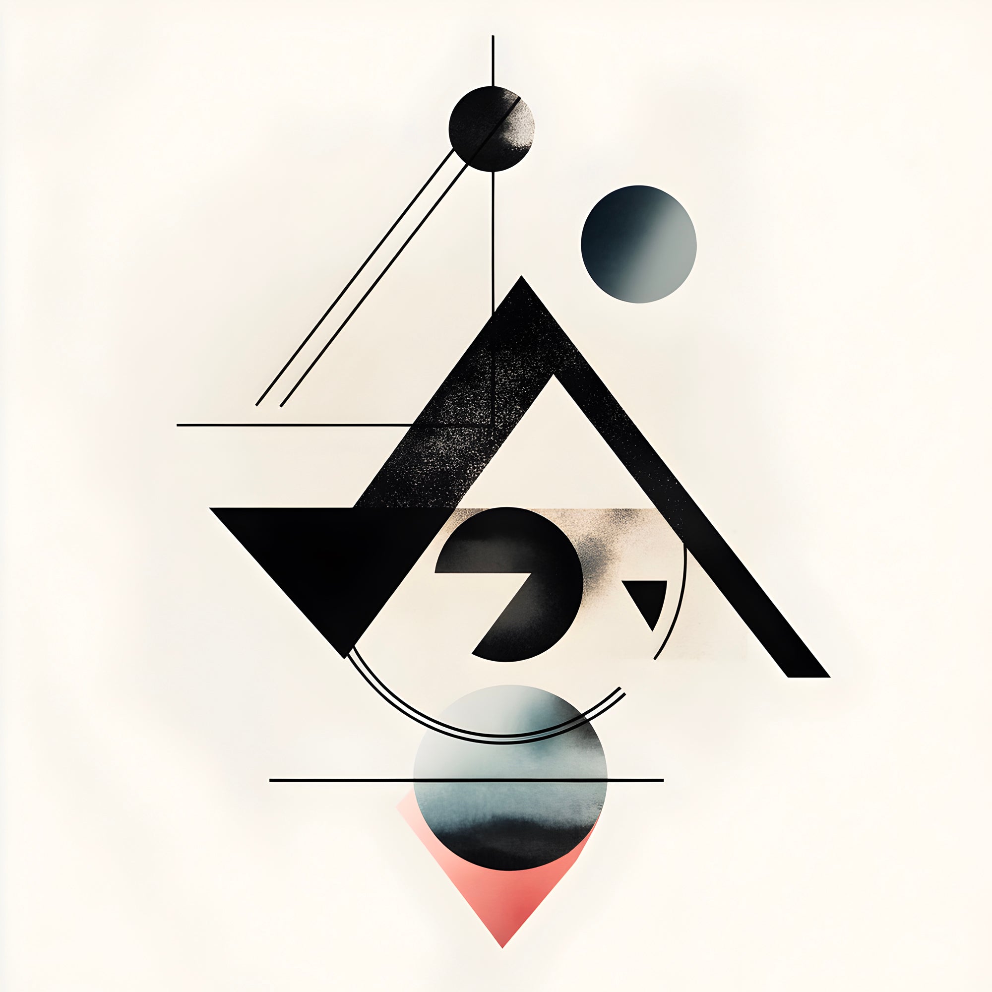 Tableau Abstrait - Flèche d’Horizon