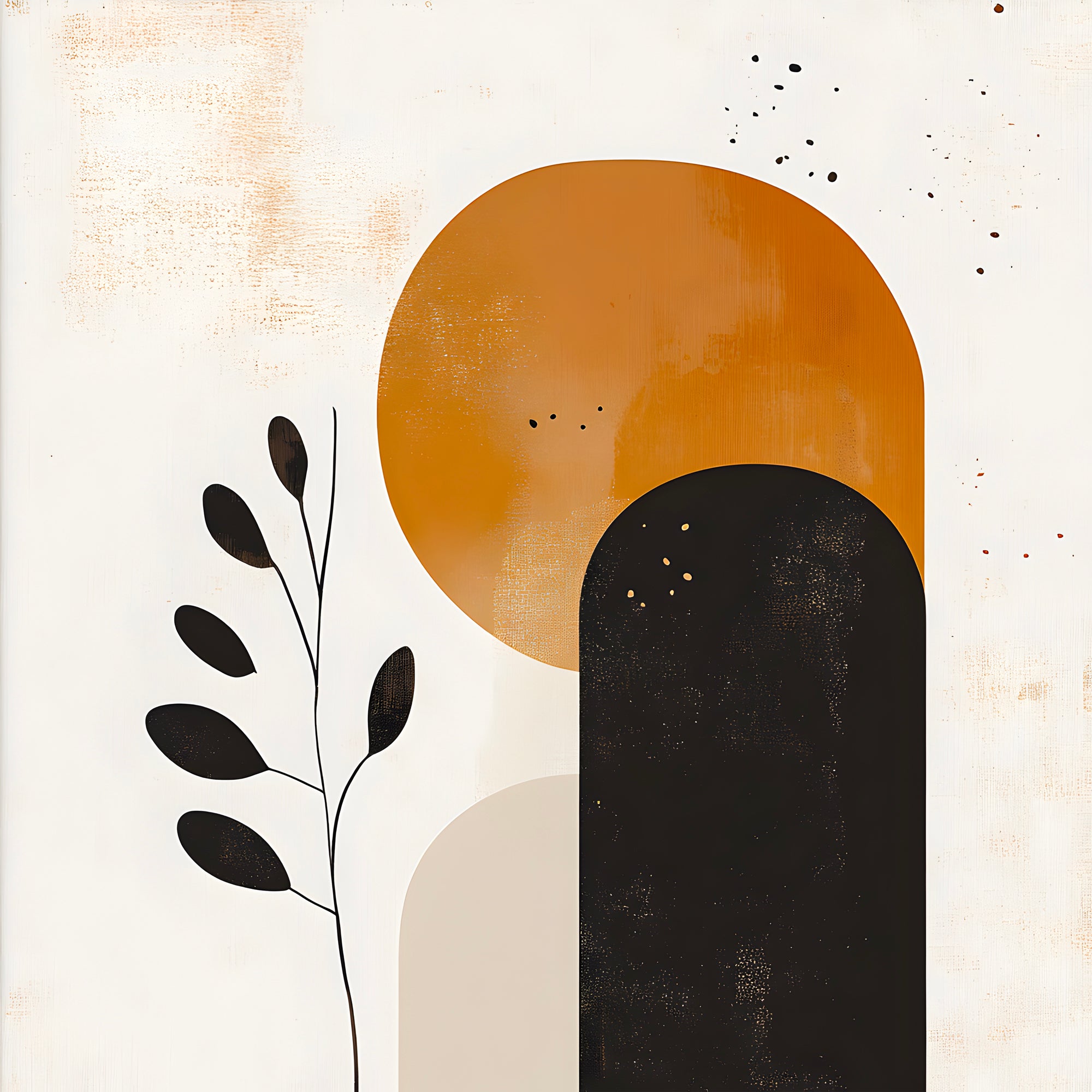 Tableau Abstrait - Portes du Crépuscule