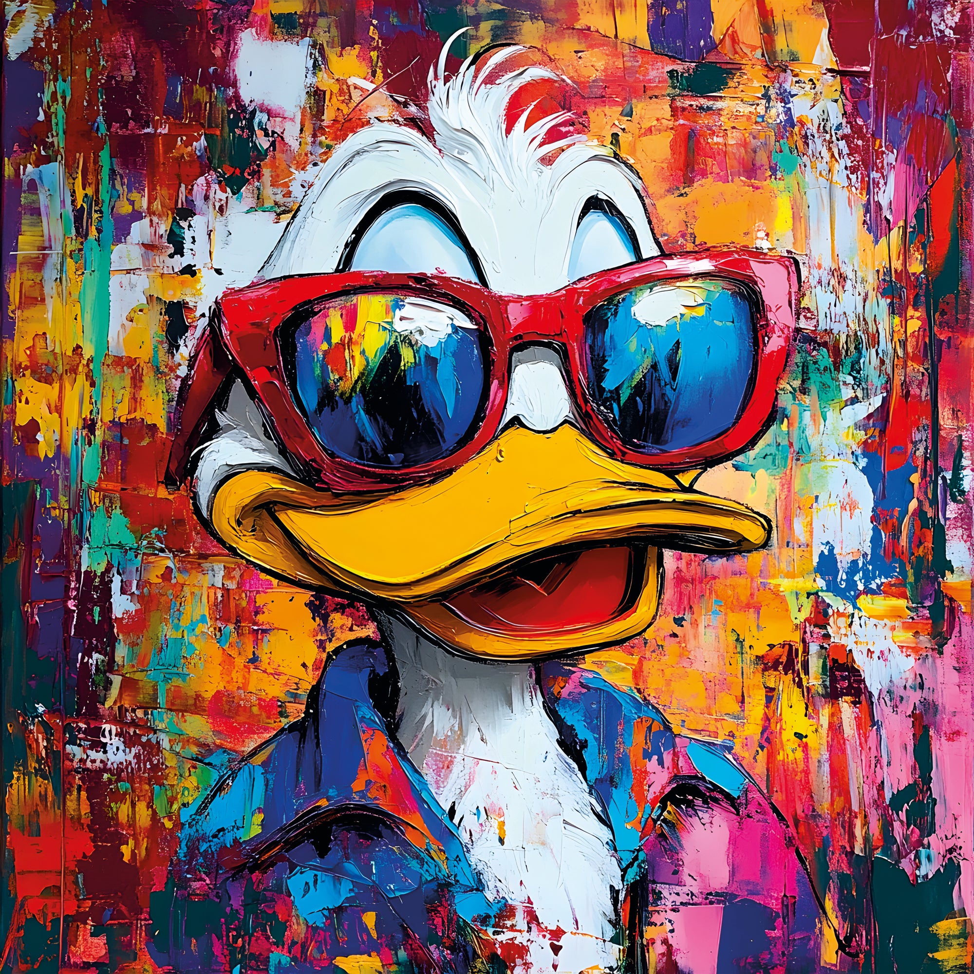 Tableau Donald Cool - Décoration Murale Design - Fabulartz.fr