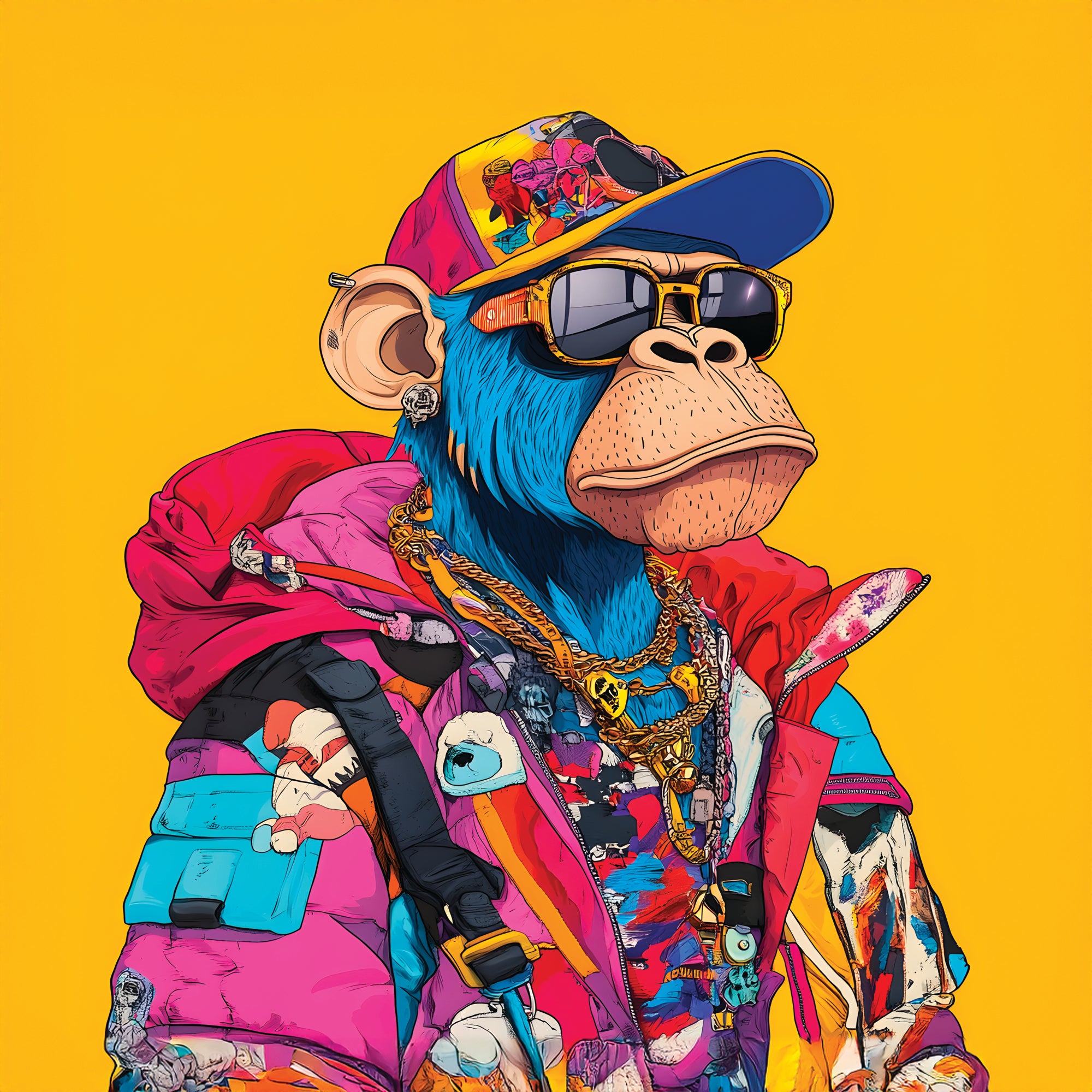 Monkey Streetwear - Decorazione da parete moderna
