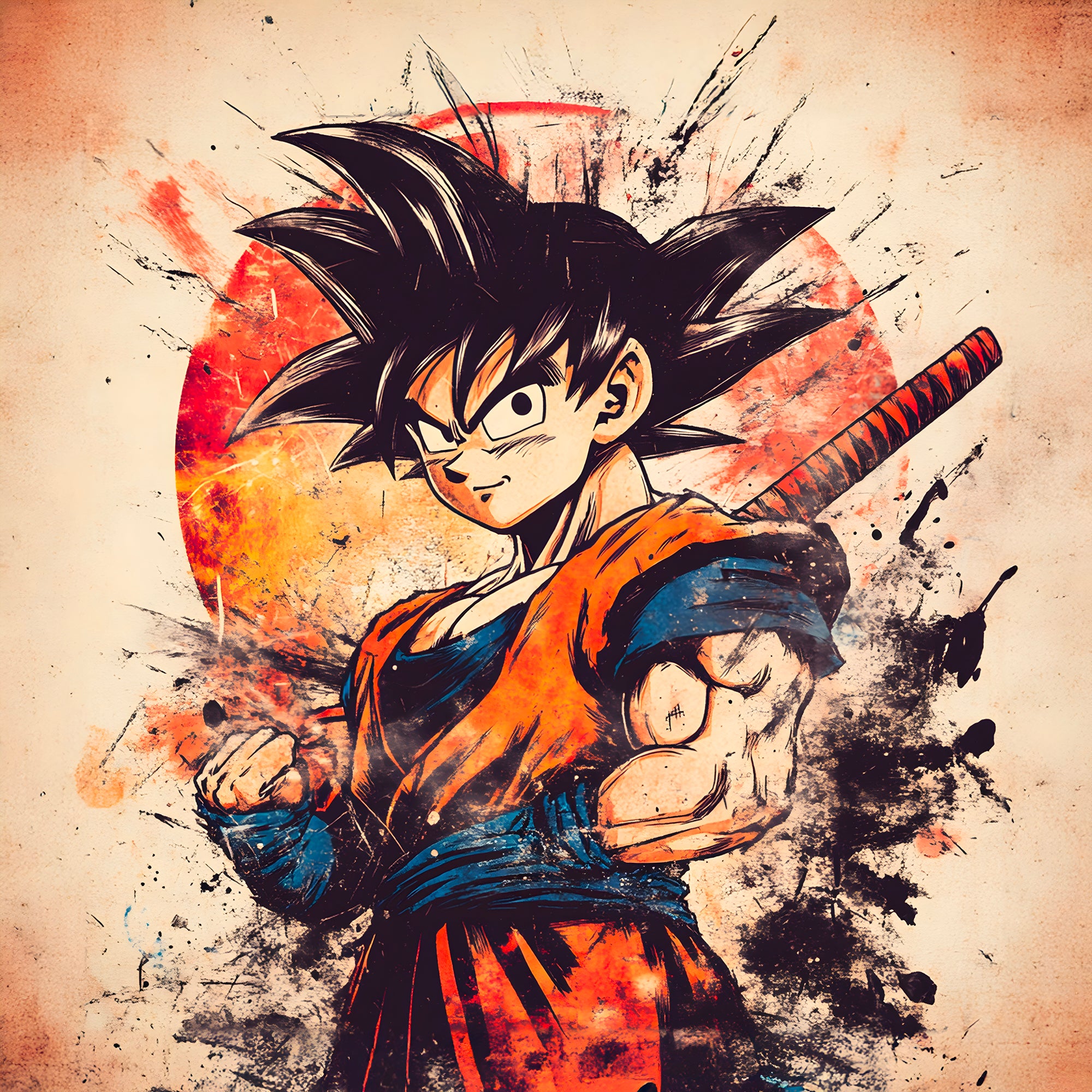 Tableau Dragon Ball Z - L'Aube du Guerrier