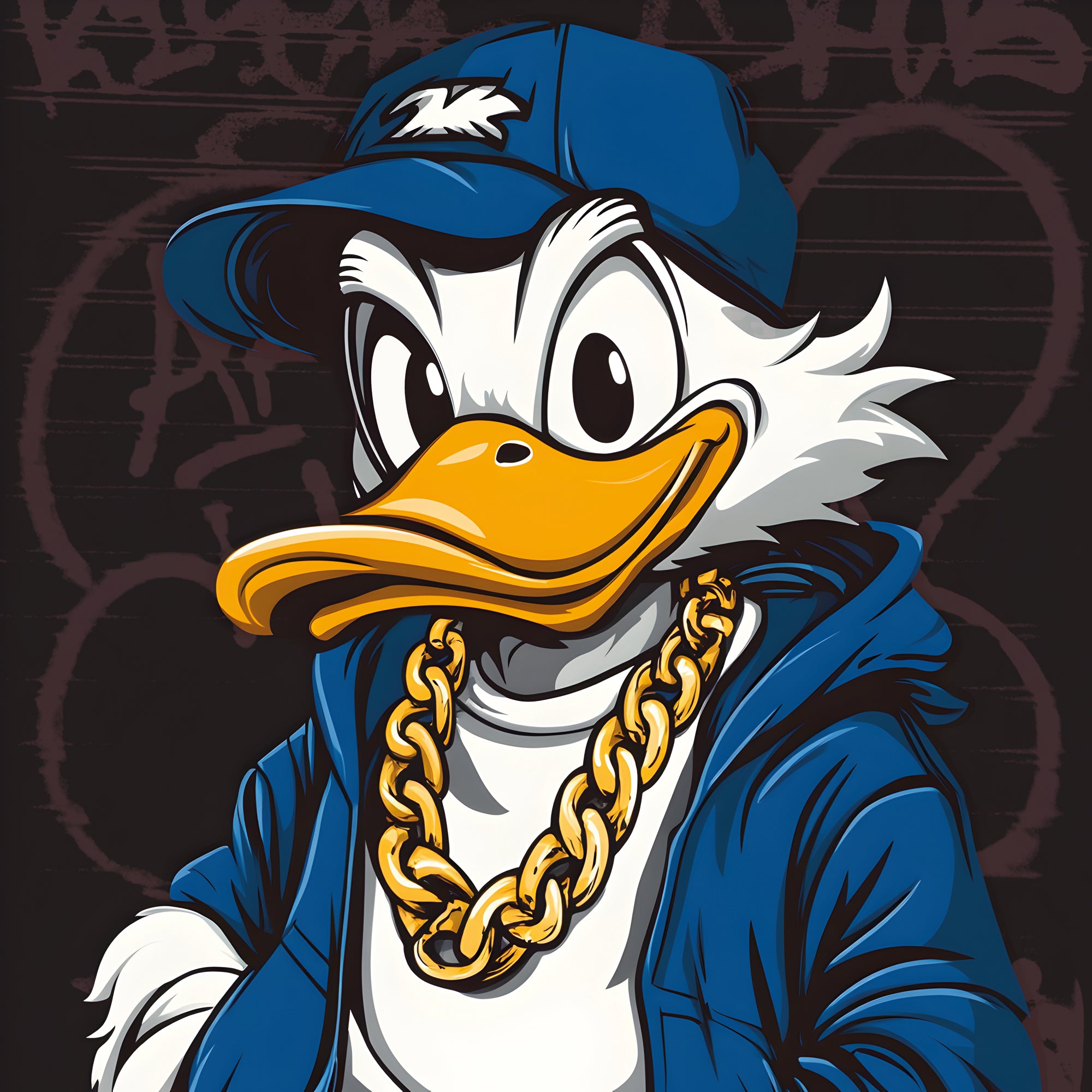 Tableau Picsou Street Style - Décoration Murale Moderne - Fabulartz.fr