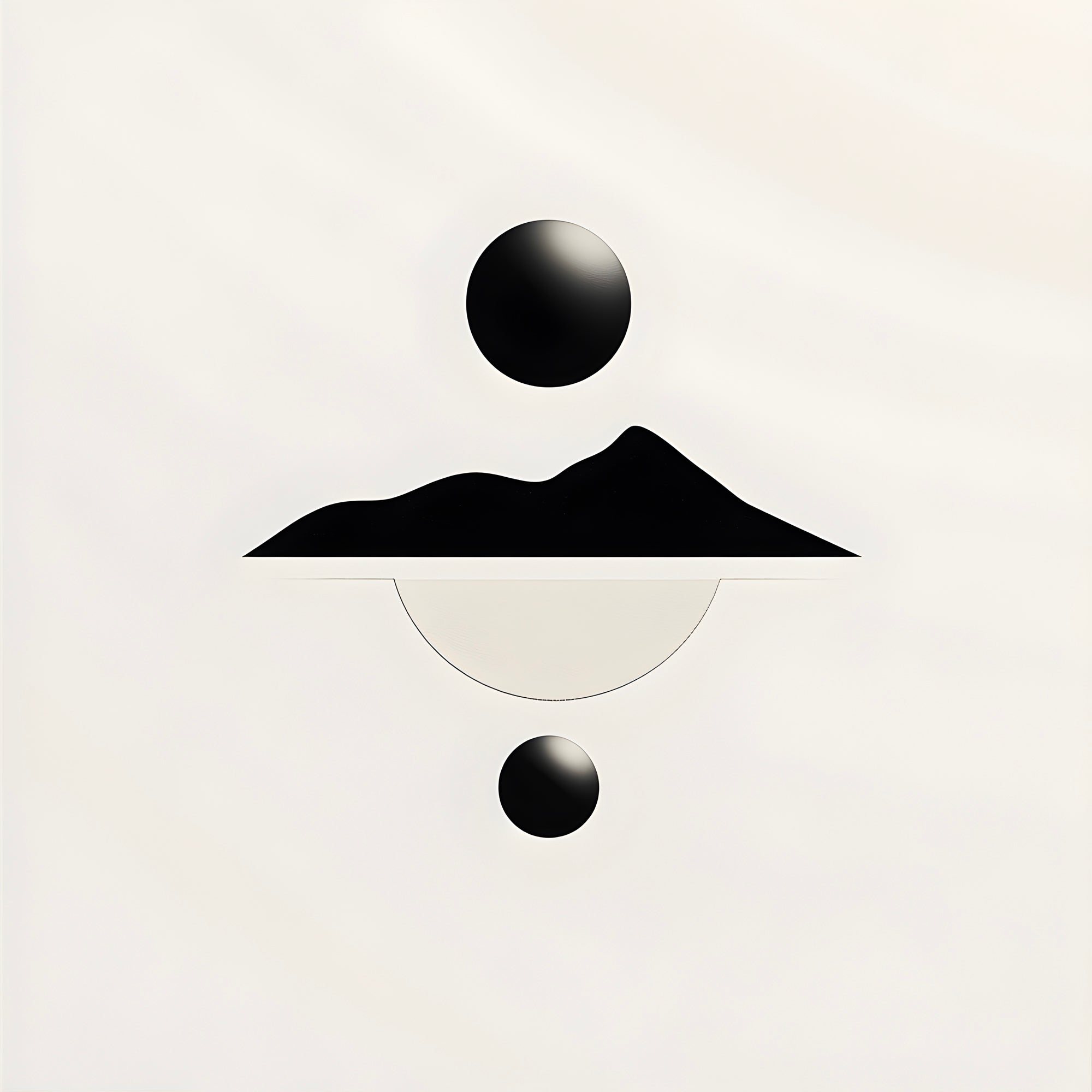 Tableau Abstrait - Équilibre des Formes Libre